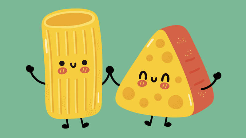444 Mac and Cheese illustration Shutter