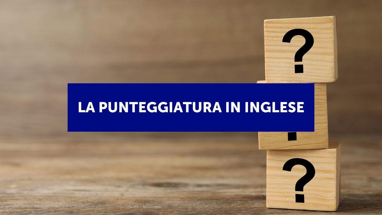 La punteggiatura in inglese