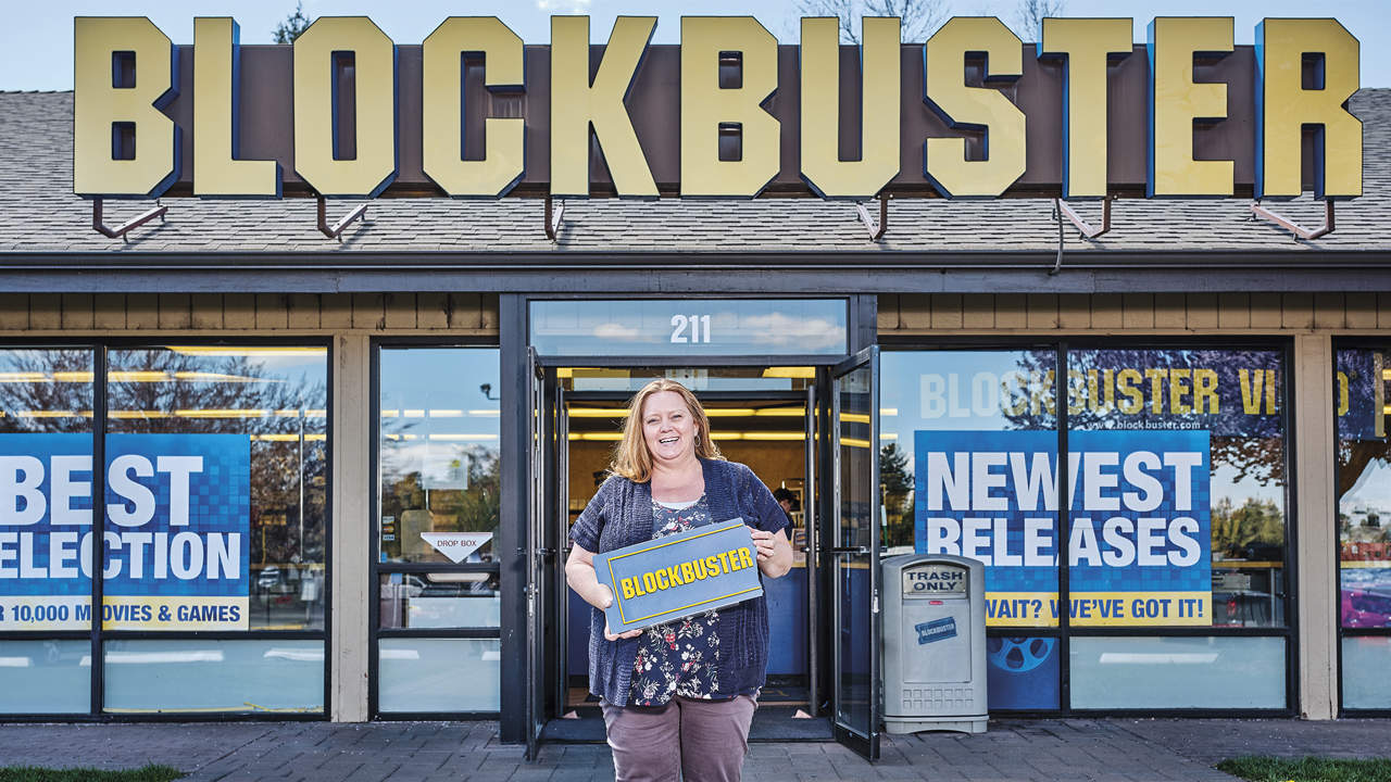 I manage the  last Blockbuster in  the world