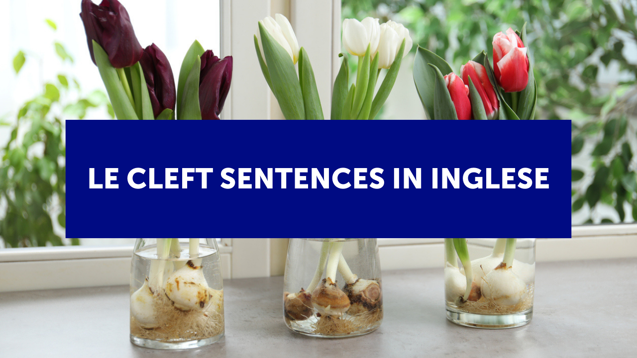 Le cleft sentences in inglese 